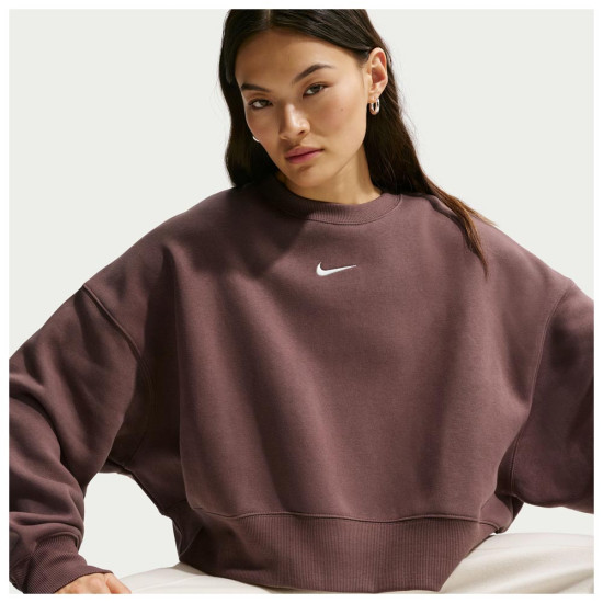 Nike Γυναικείο φούτερ Sportswear Phoenix Fleece Oversized Crew-Neck Sweatshirt